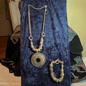 Unique necklace and bracelet